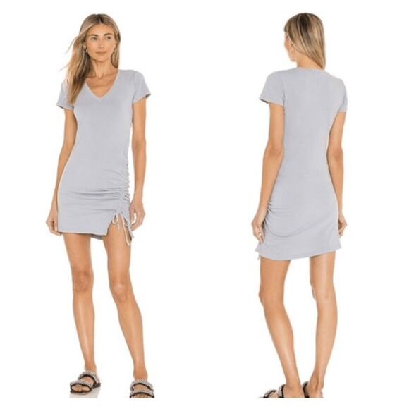 Monrow Cap Sleeve Front Shirred Dress - Size M - NWT - Picture 2 of 5